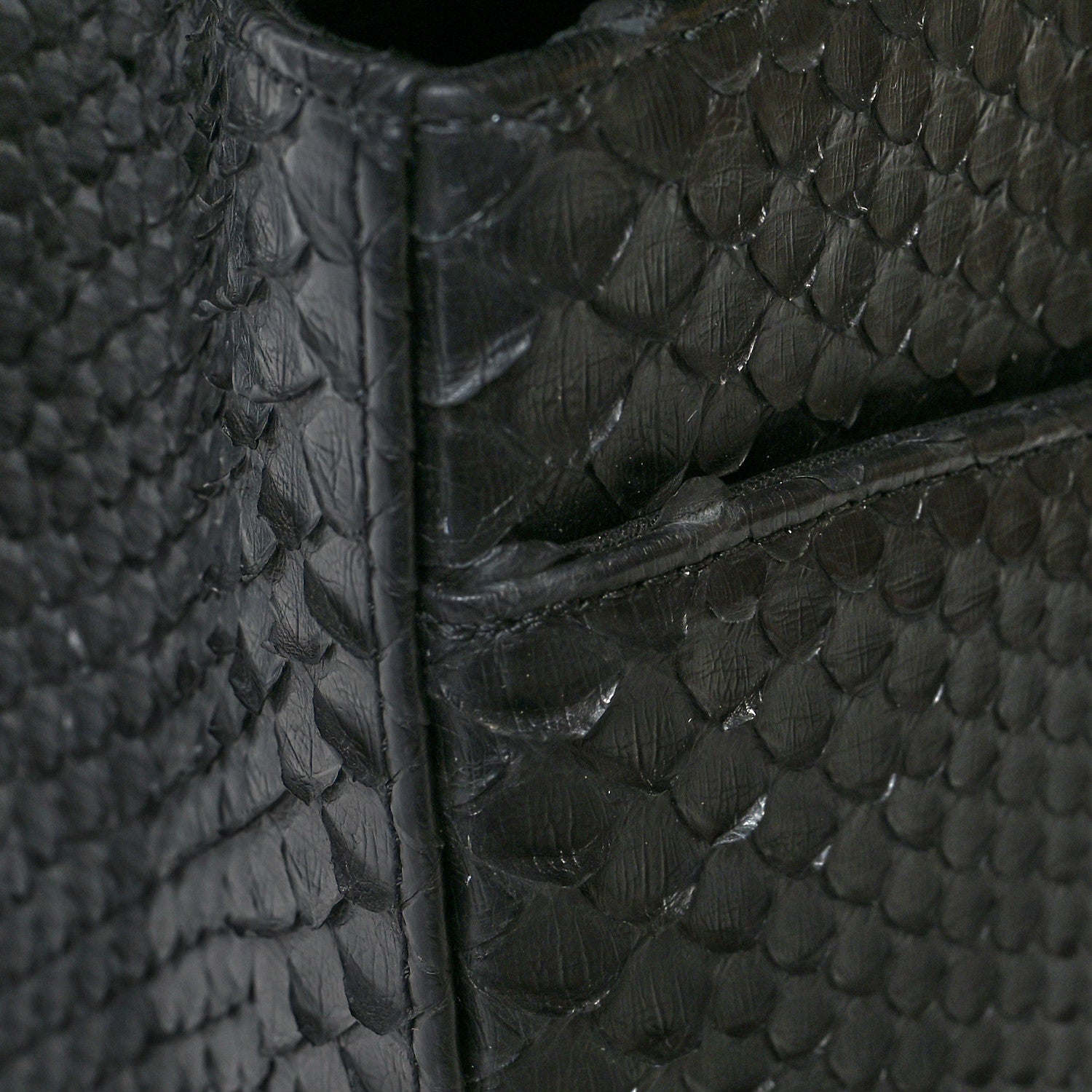 Chanel Snakeskin Jumbo Double Flap Black 14 of 14