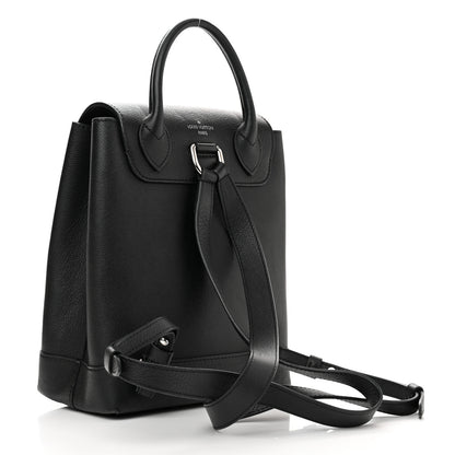 Louis Vuitton Calfskin Lockme Backpack Black 3 of 13