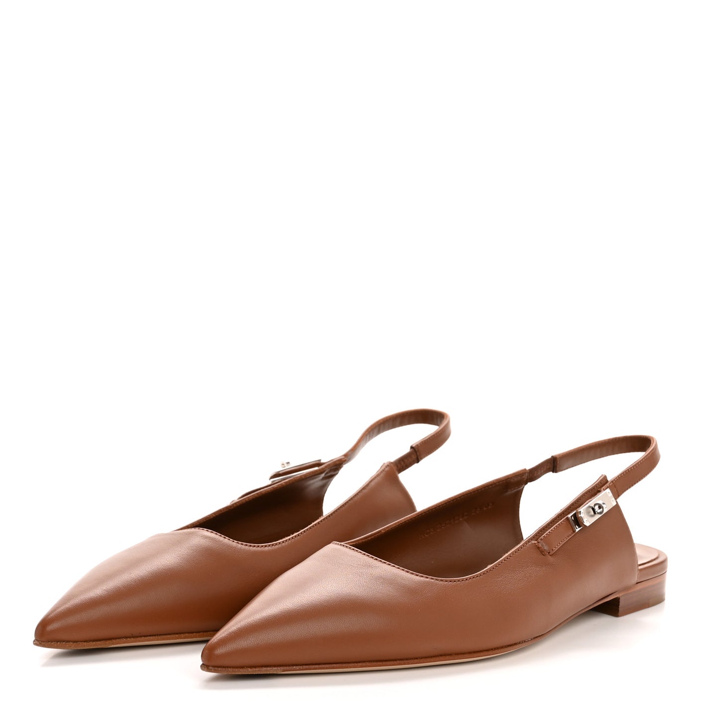 Nappa Lovely Slingback Mules 41 Gold