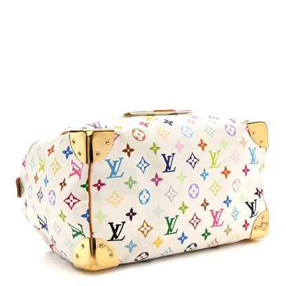 Louis Vuitton Monogram Multicolor Speedy 30 White 4 of 17