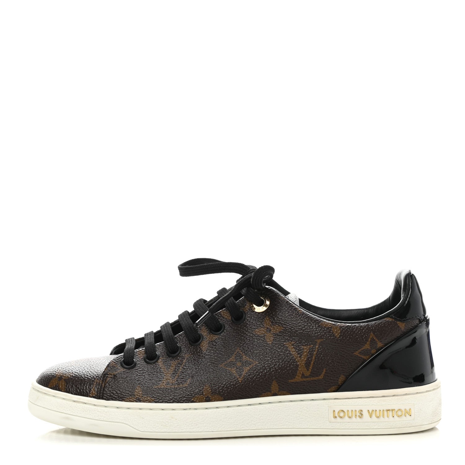 Louis Vuitton Patent Monogram Frontrow Sneakers 36 1 of 9