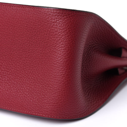 Hermes Taurillon Clemence Jypsiere 28 Rouge Grenat 8 of 14