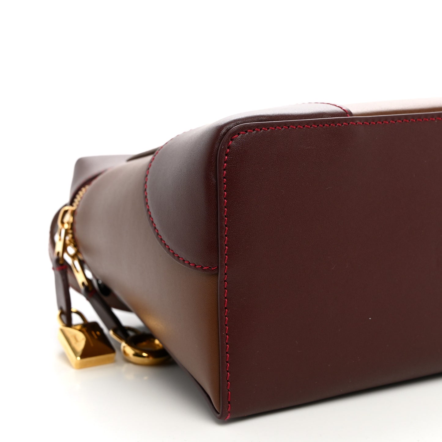 Smooth Calfskin Extra Bag L27 Burnt Tan Oxblood