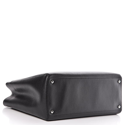 Chanel Calfskin Cerf Executive Shopper Tote Black 5 of 12