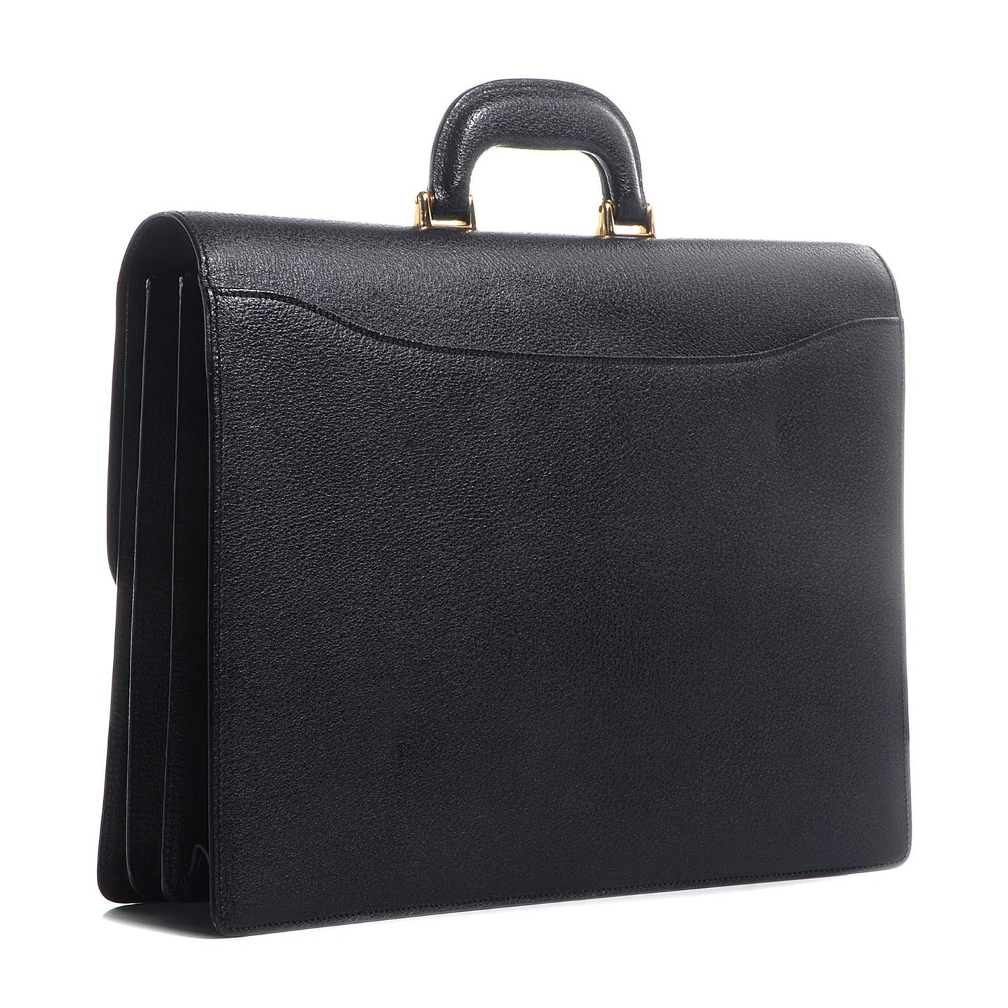 Leather Briefcase Black