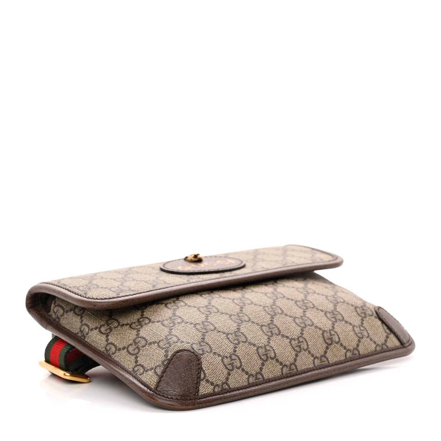 Gucci GG Supreme Monogram Neo Vintage Web Belt Bag Brown 4 of 13