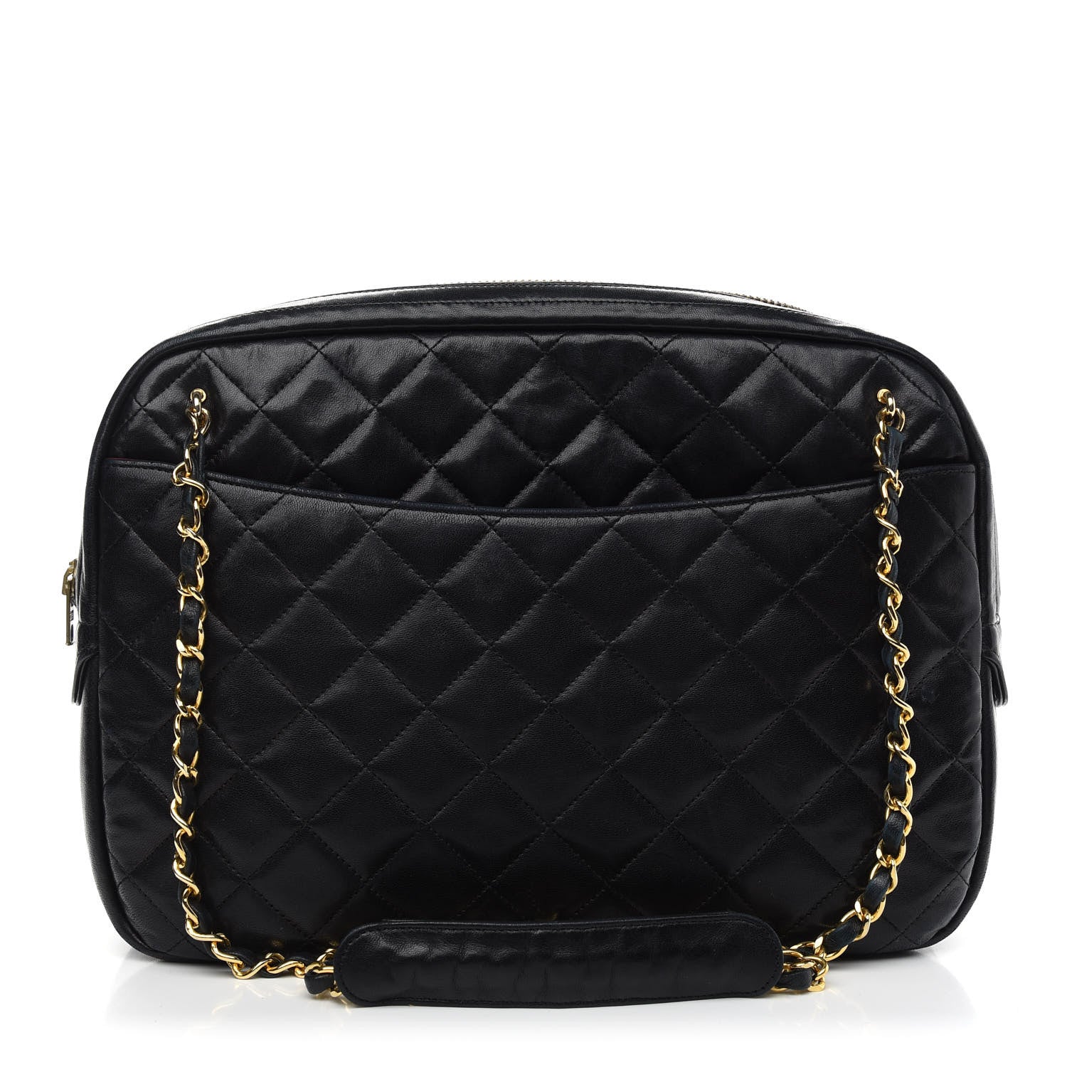 Chanel Lambskin Quilted Large Camera Case Black 1 of 13