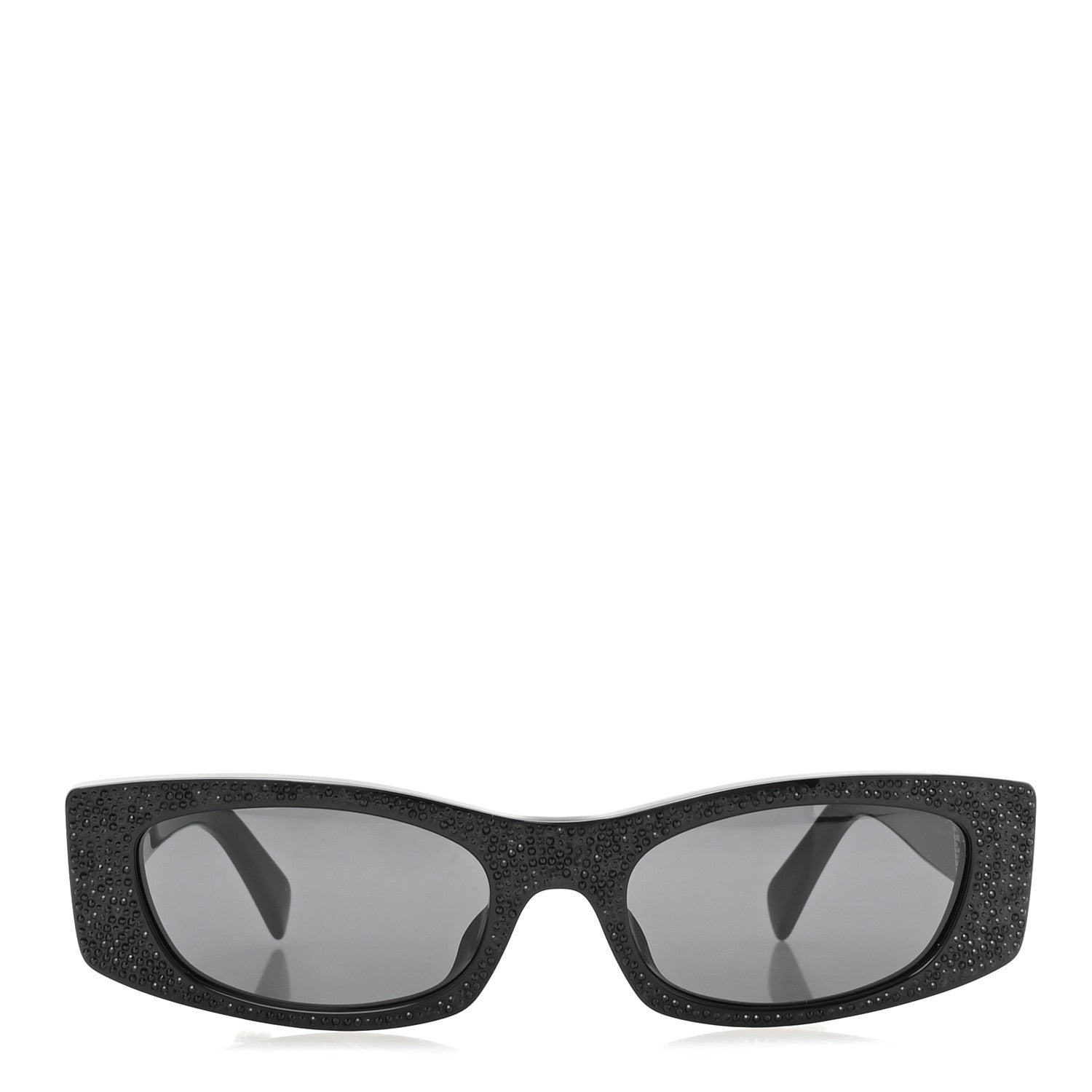 Celine Acetate Crystal Sunglasses CL4245US Black 2 of 8