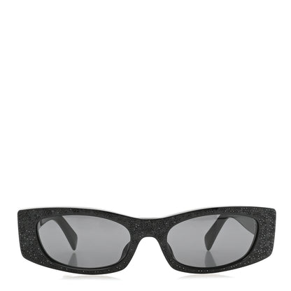 Celine Acetate Crystal Sunglasses CL4245US Black 2 of 8