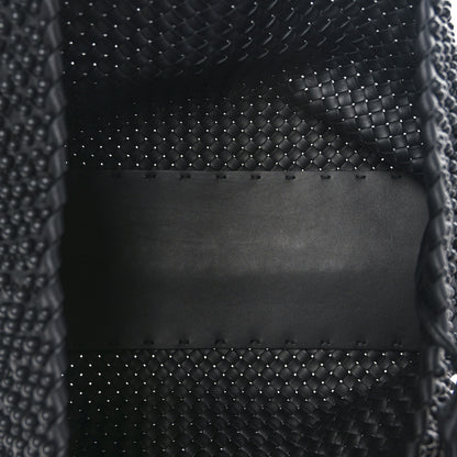 Bottega Veneta Nappa Intrecciato Beaded Medium Cabat Black 6 of 8