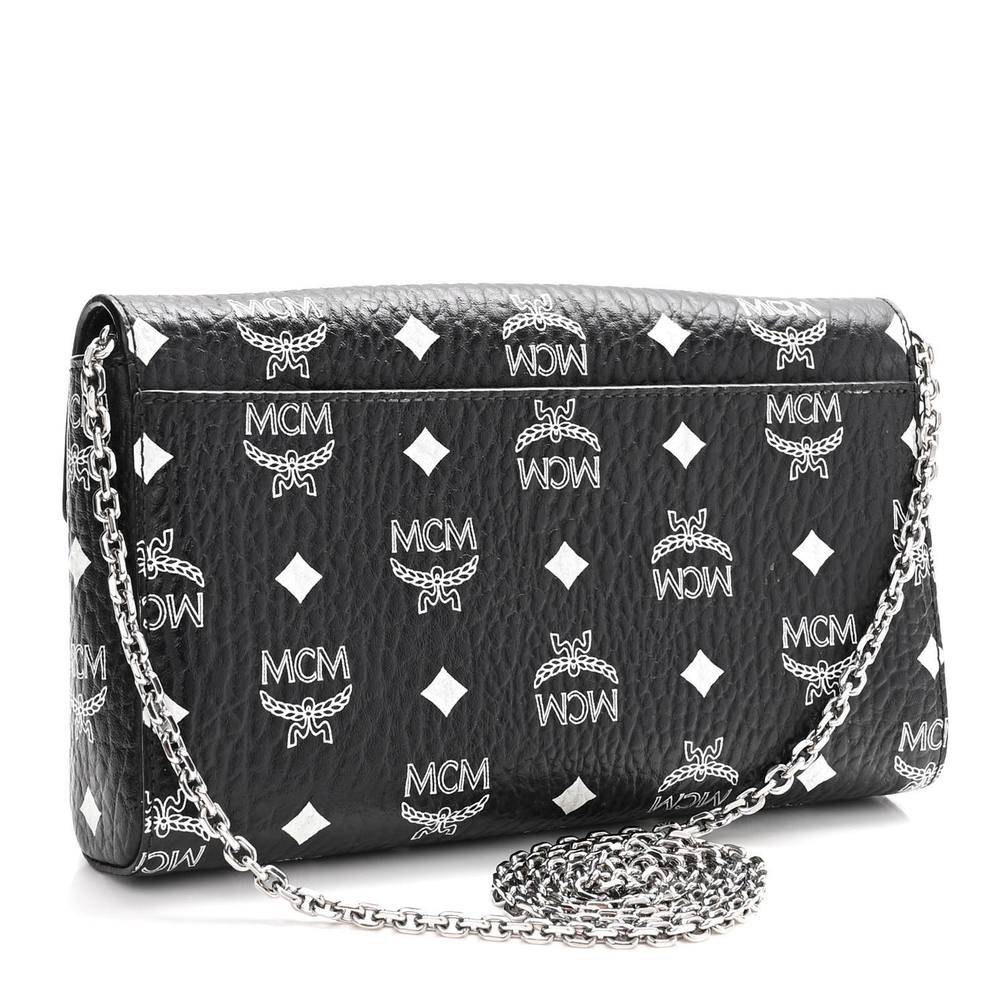 Visetos Monogram Medium Millie Crossbody Bag Black