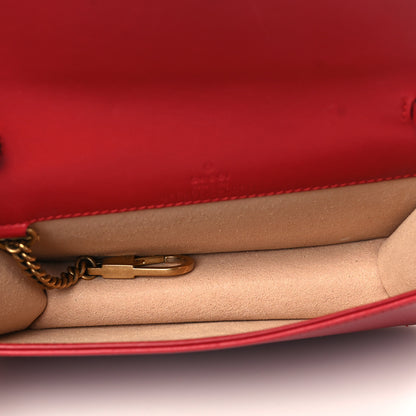 Gucci Calfskin Matelasse GG Marmont Mini Bag Hibiscus Red 5 of 10