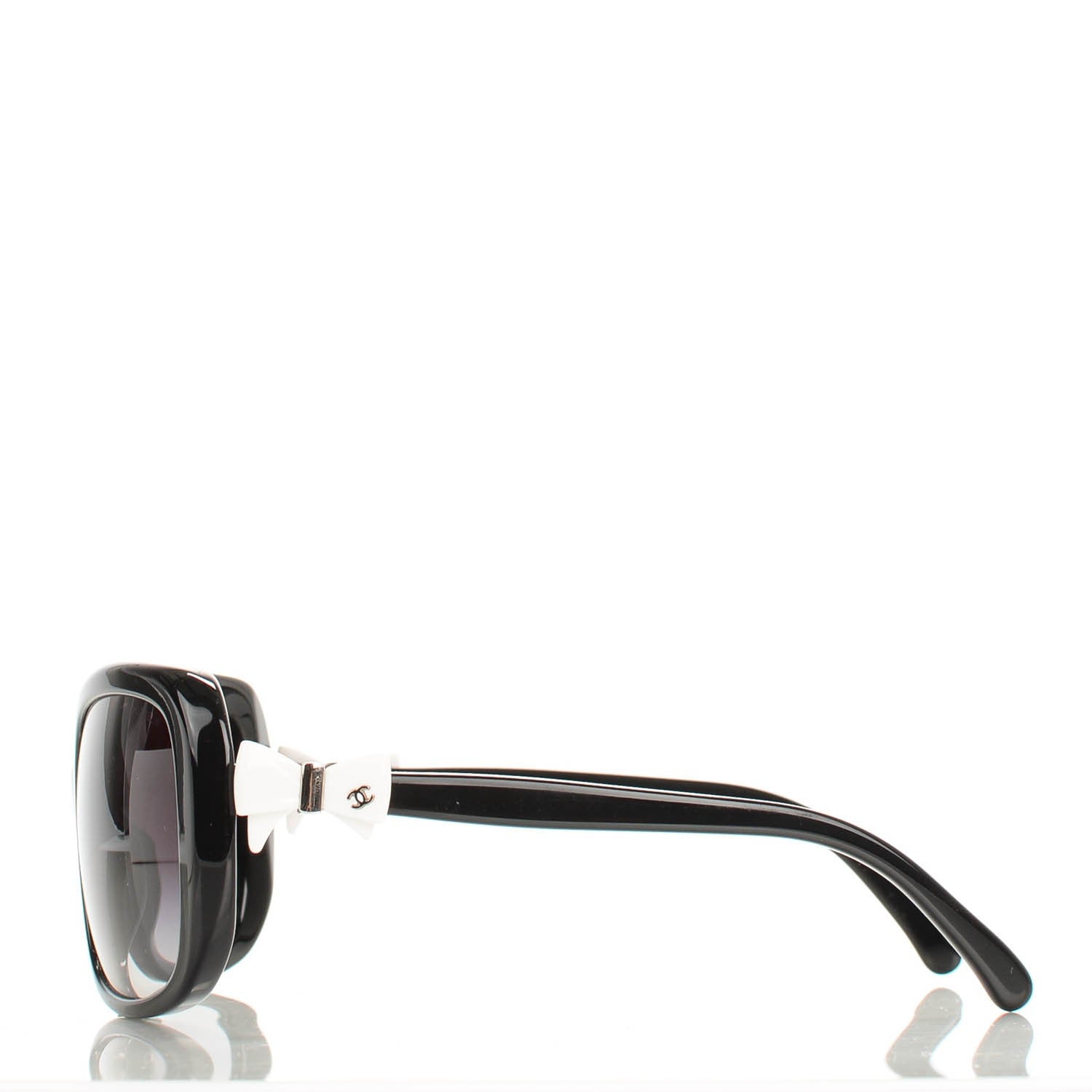 Chanel CC Bow Sunglasses 5171 Black White 2 of 7