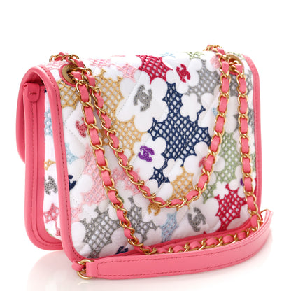 Chanel Lambskin Lace Patchwork Small Flap Bag Multicolor 2 of 9