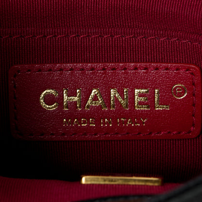 Chanel Caviar Quilted Mini Twist Your Buttons Flap Black 6 of 12