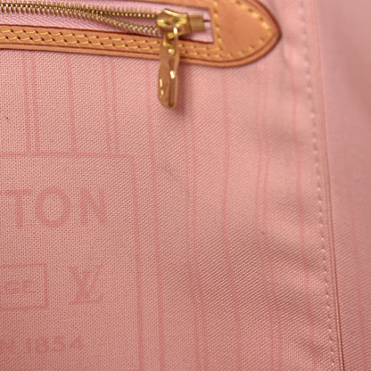 Louis Vuitton Damier Azur Neo Neverfull MM Rose Ballerine 14 of 19