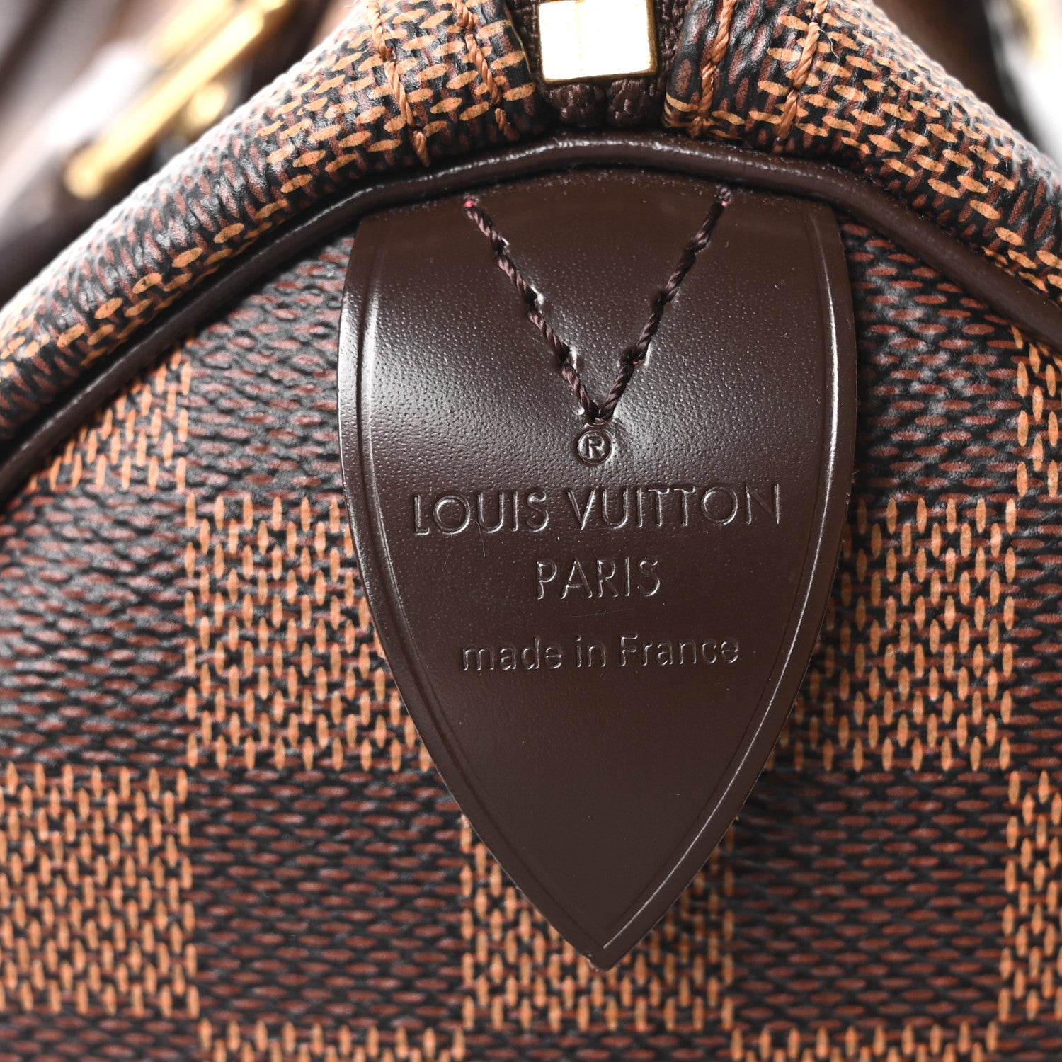 Louis Vuitton Damier Ebene Speedy 25 6 of 9