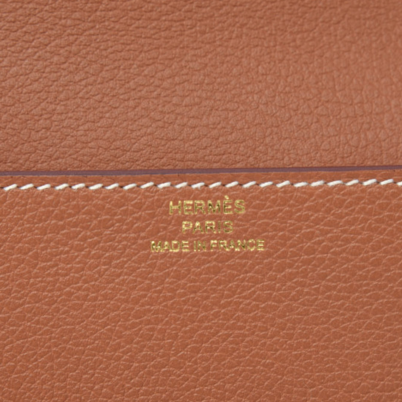Hermes Evercolor Roulis Slim Wallet Gold 8 of 9