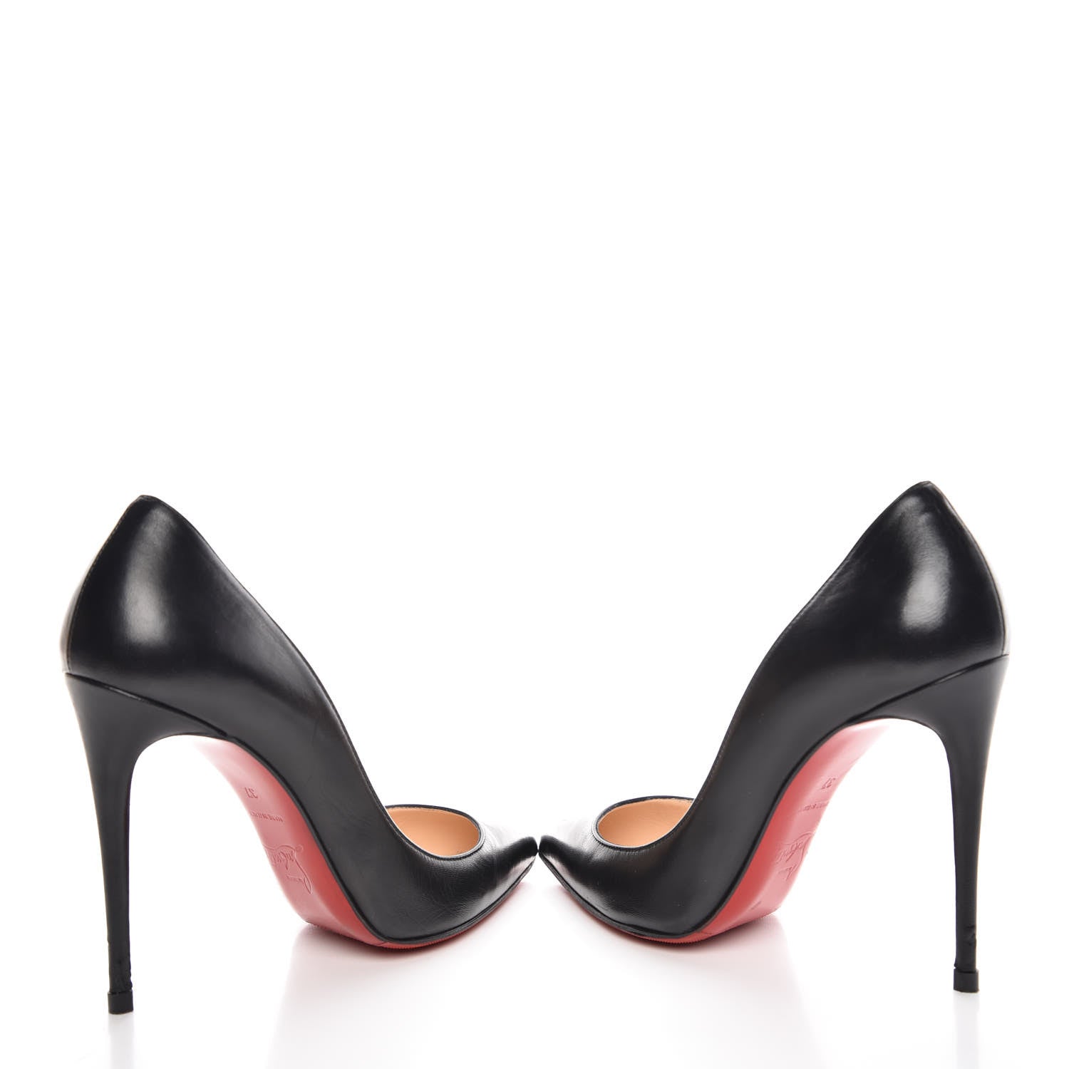 Christian Louboutin Shiny Nappa Pigalle Follies 100 Pumps 37 Black 6 of 17