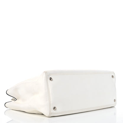 Chanel Lambskin Executive Cerf Shopper Tote White 5 of 16