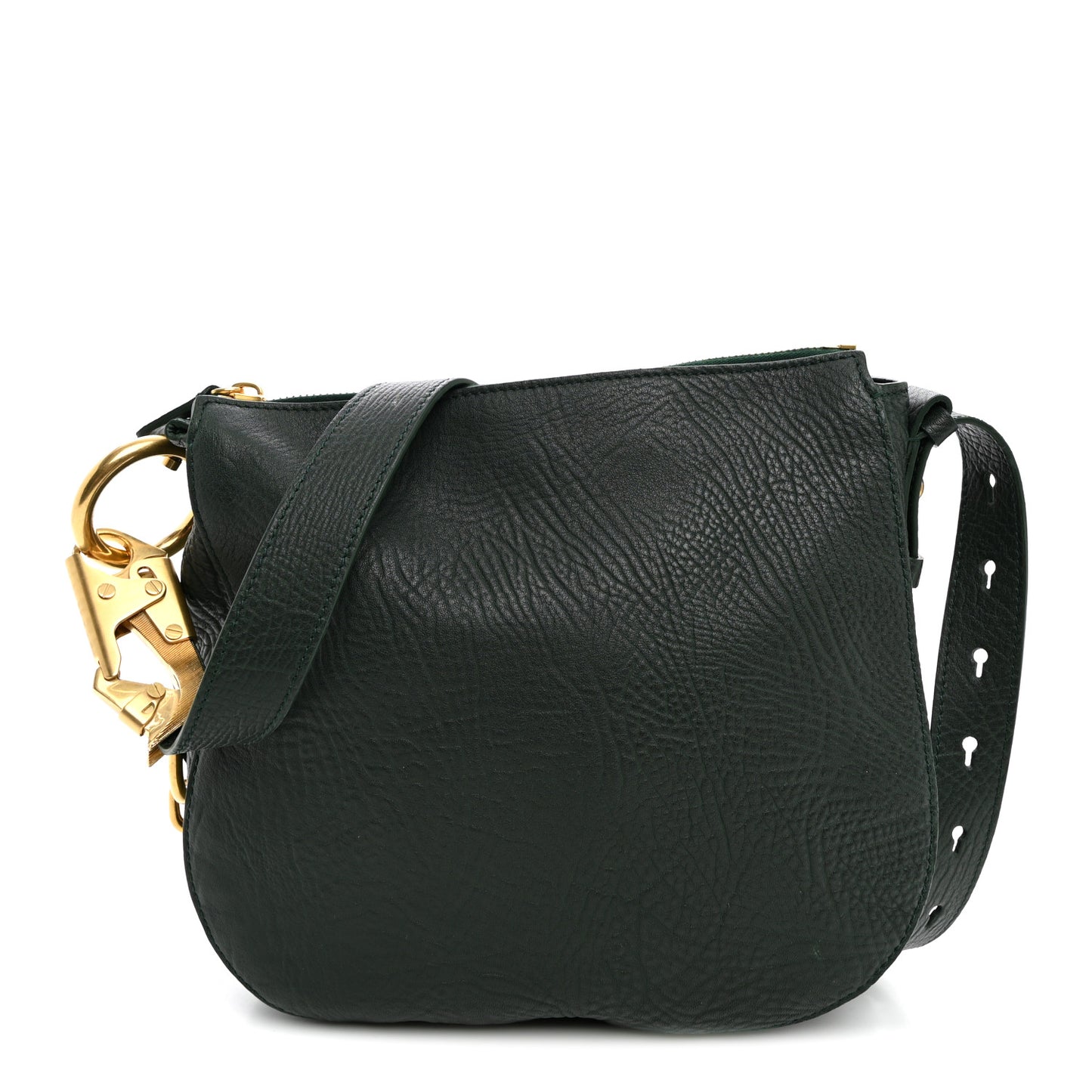 Grainy Calfskin Small Knight Bag Vine