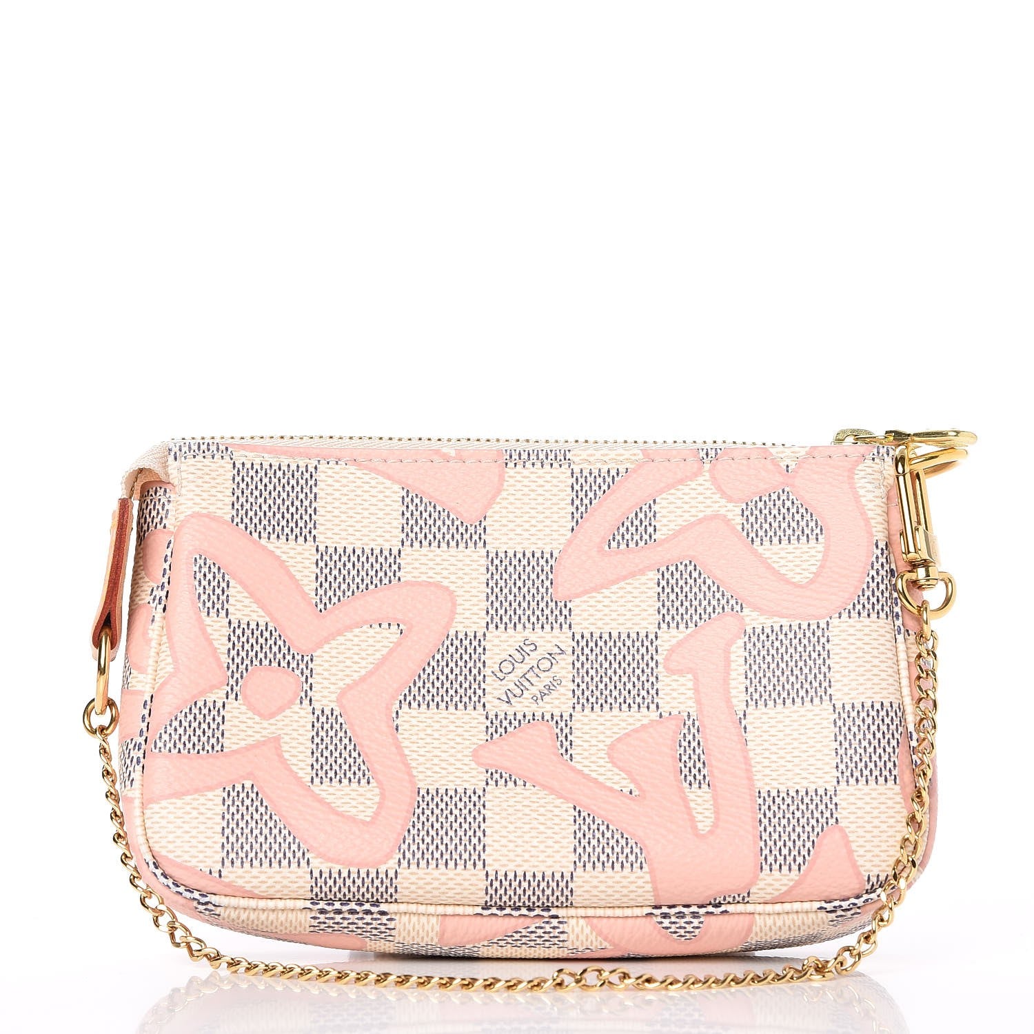 Louis Vuitton Damier Azur Tahitienne Mini Pochette Accessories 1 of 8