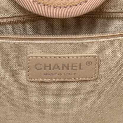 Chanel Mixed Fibers Medium Deauville Tote Beige 7 of 13