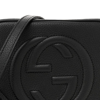 Gucci Pebbled Calfskin Small Soho Disco Bag Black 8 of 11