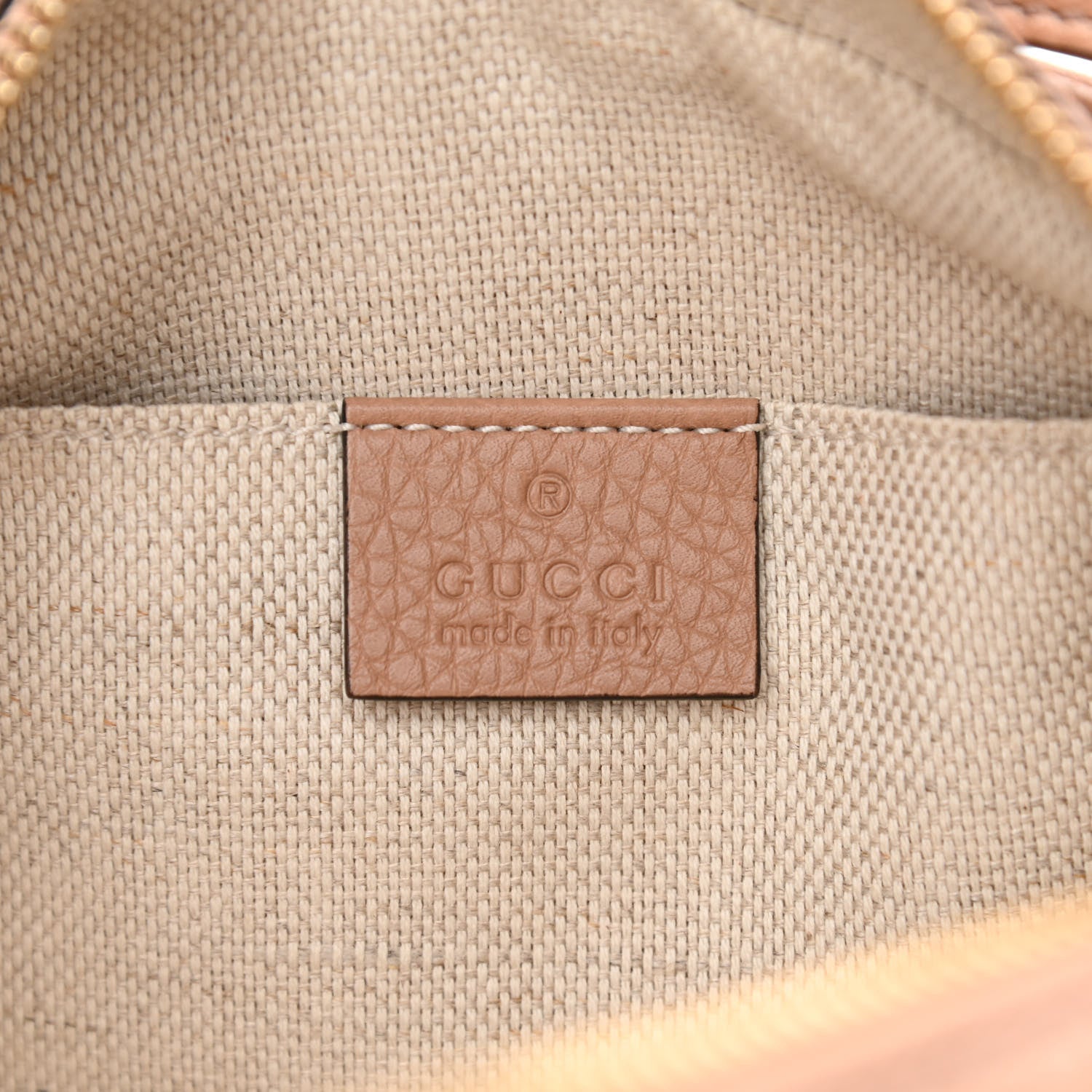 Gucci Pebbled Calfskin Small Soho Disco Bag Rose Beige 6 of 8