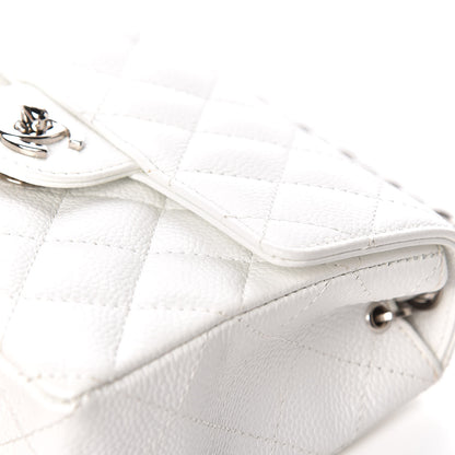 Chanel Caviar Quilted Mini Square Flap White 14 of 17