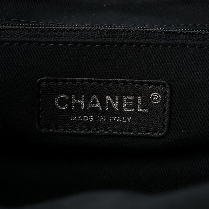 Chanel Grained Calfskin Stitched Braided With Style Backpack Black 6 of 9
