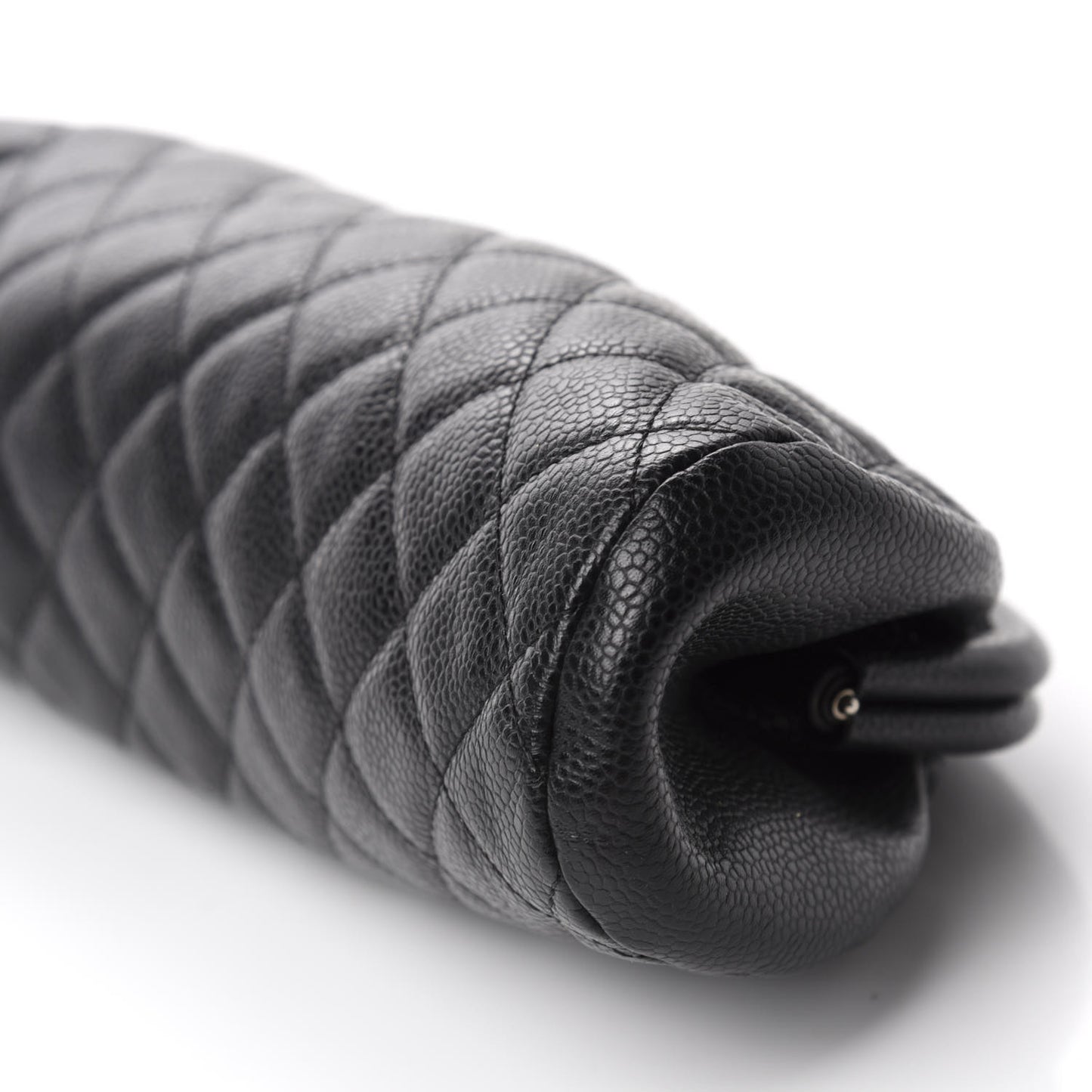 Caviar Quilted Timeless Clutch Black