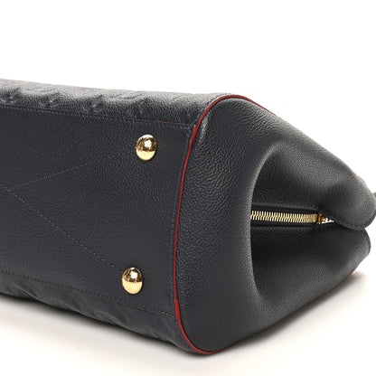 Louis Vuitton Empreinte Montaigne MM Marine Rouge 9 of 9