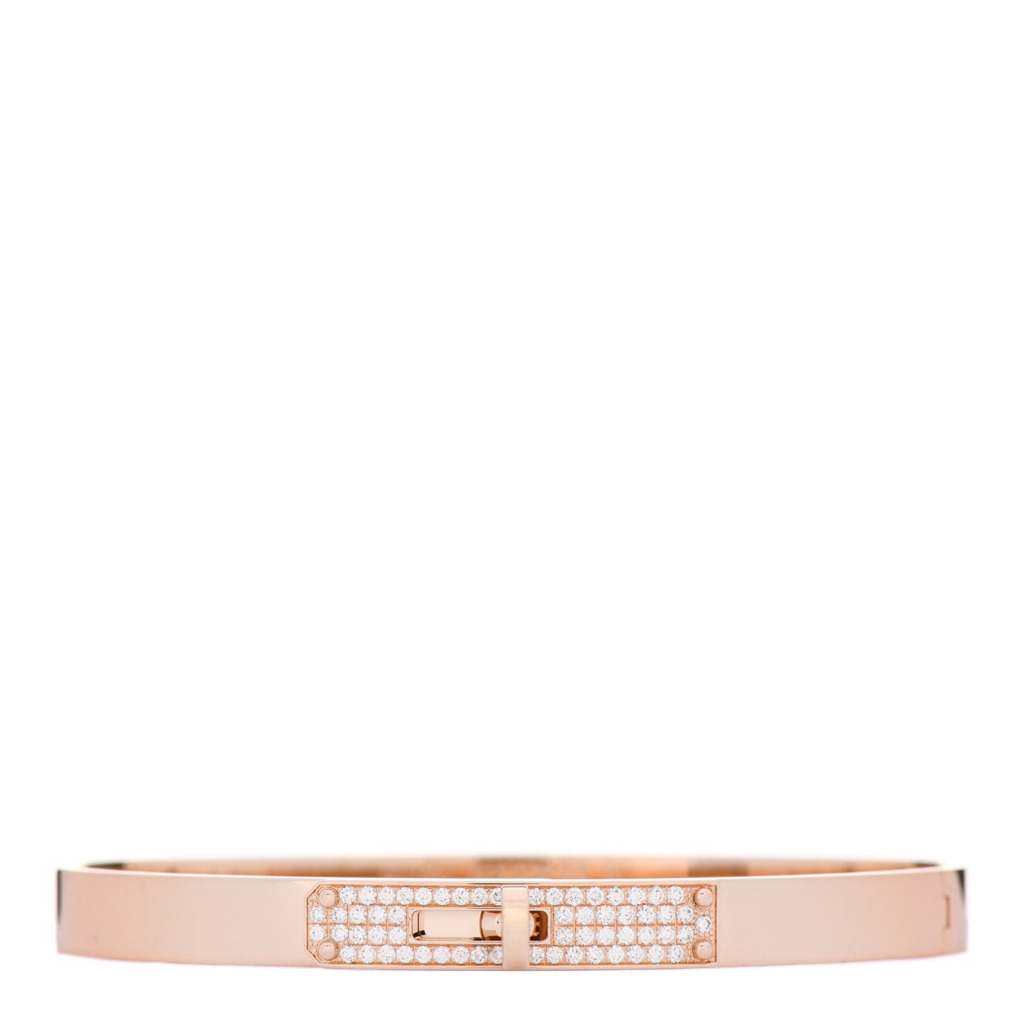 18K Rose Gold Diamond PM Kelly Pave Bracelet ST