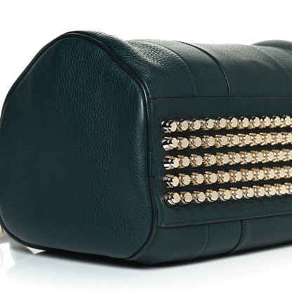 Alexander Wang Pebbled Lambskin Rocco Dark Argon Pale Gold Hardware 8 of 9