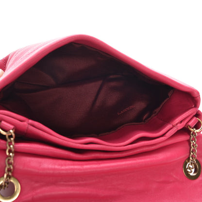 Lanvin Lambskin Quilted Mini Sugar Flap Shoulder Bag Fuchsia 5 of 12