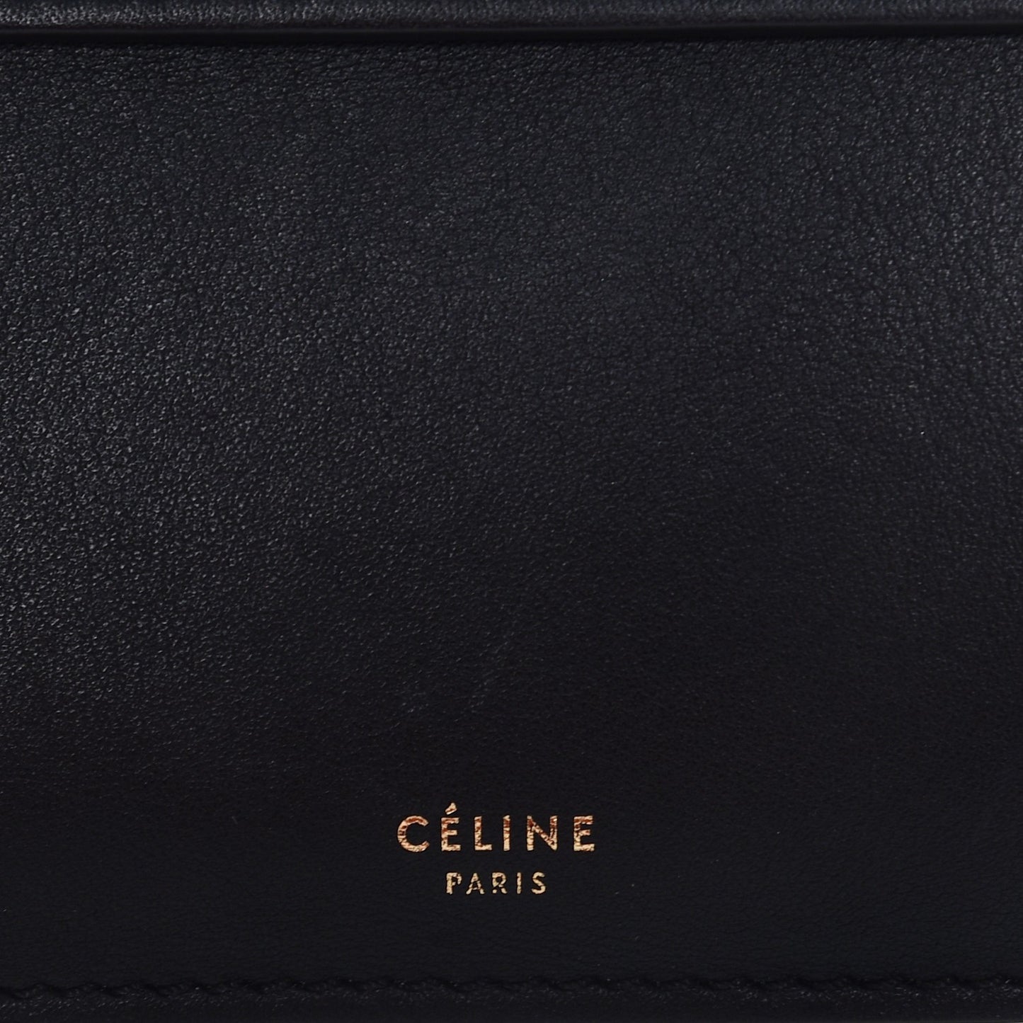 Smooth Calfskin Tie Knot Companion Pouch Black
