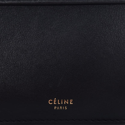 Celine Smooth Calfskin Tie Knot Companion Pouch Black 7 of 8