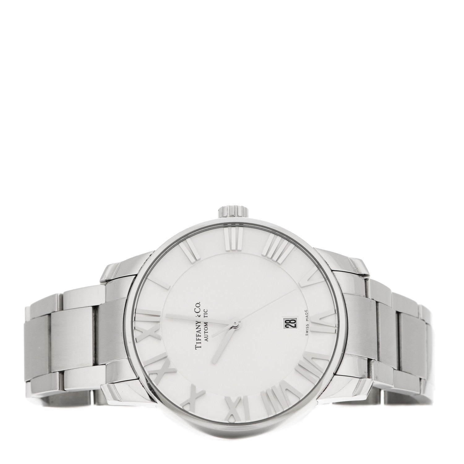 Tiffany Stainless Steel 42mm Atlas Automatic Watch 2 of 4