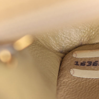 Chanel Lambskin Quilted Mini Square Flap Beige 9 of 11