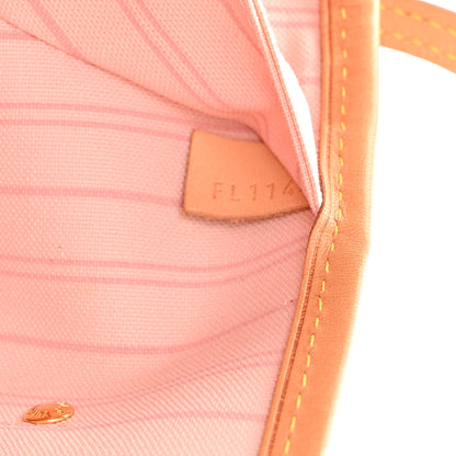 Louis Vuitton Damier Azur Neo Neverfull MM Rose Ballerine 7 of 11