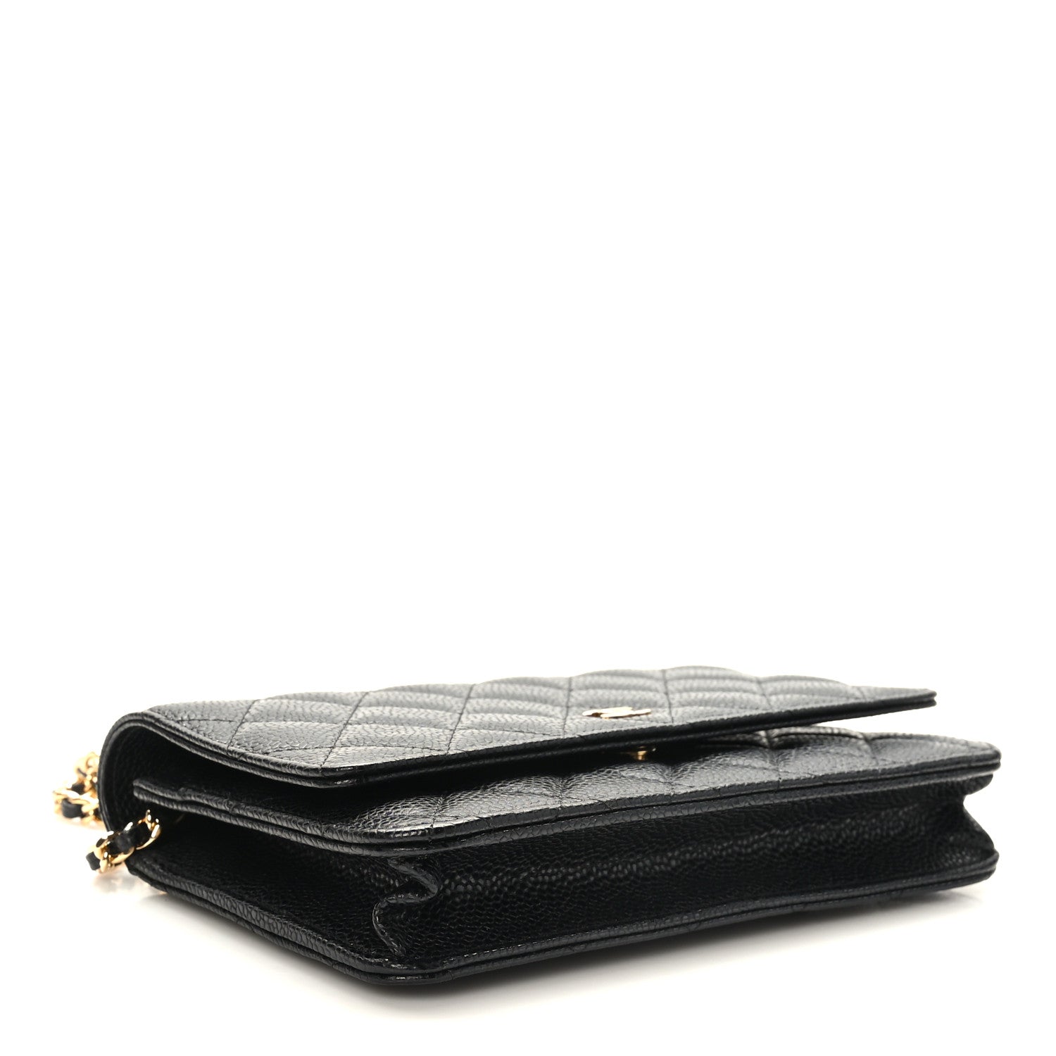Chanel Caviar Quilted Wallet on Chain WOC Black 4 of 10