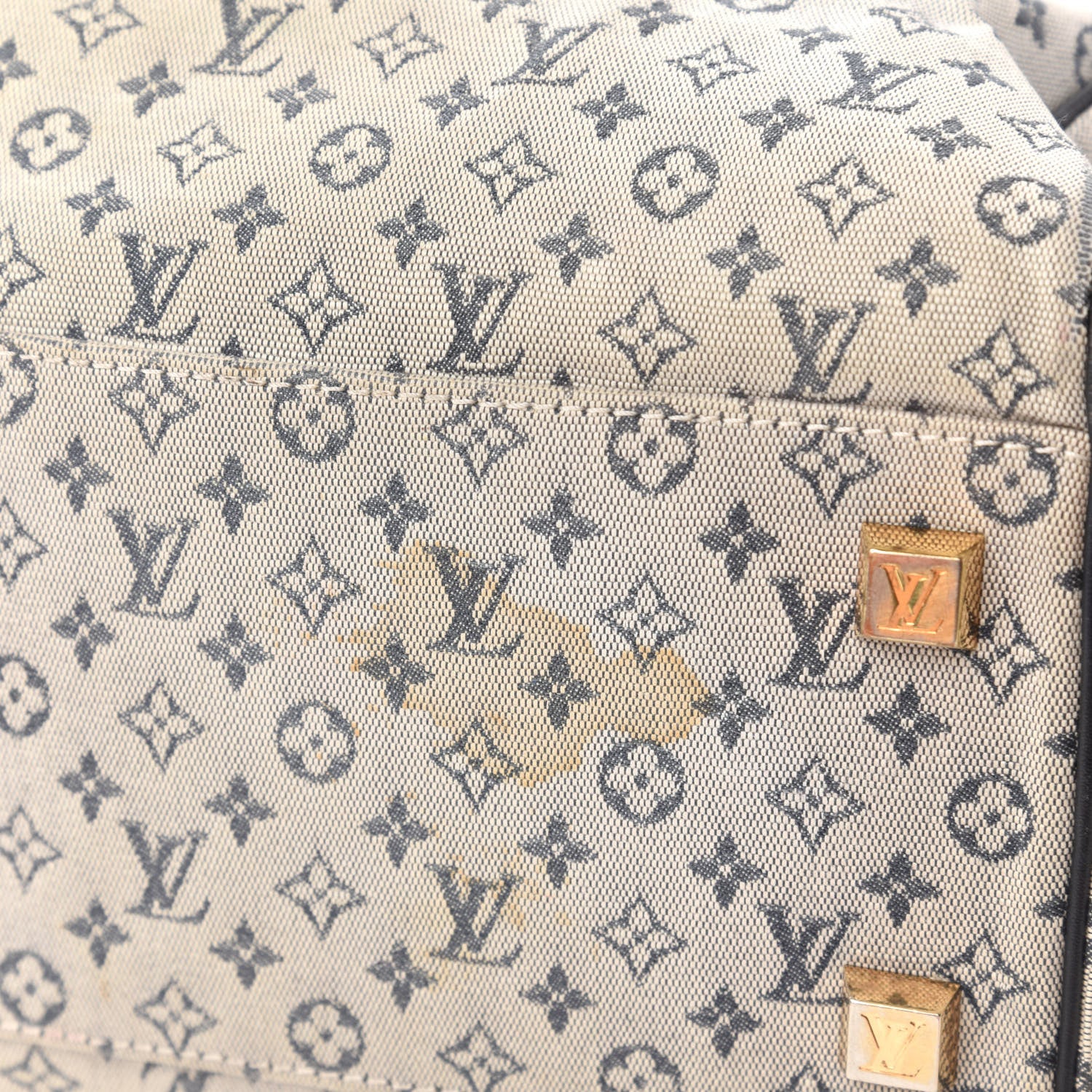 Louis Vuitton Mini Monogram Josephine GM Blue 10 of 10