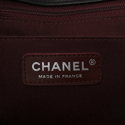 Chanel Lambskin Quilted Large Coco Rider Flap Black 6 of 10