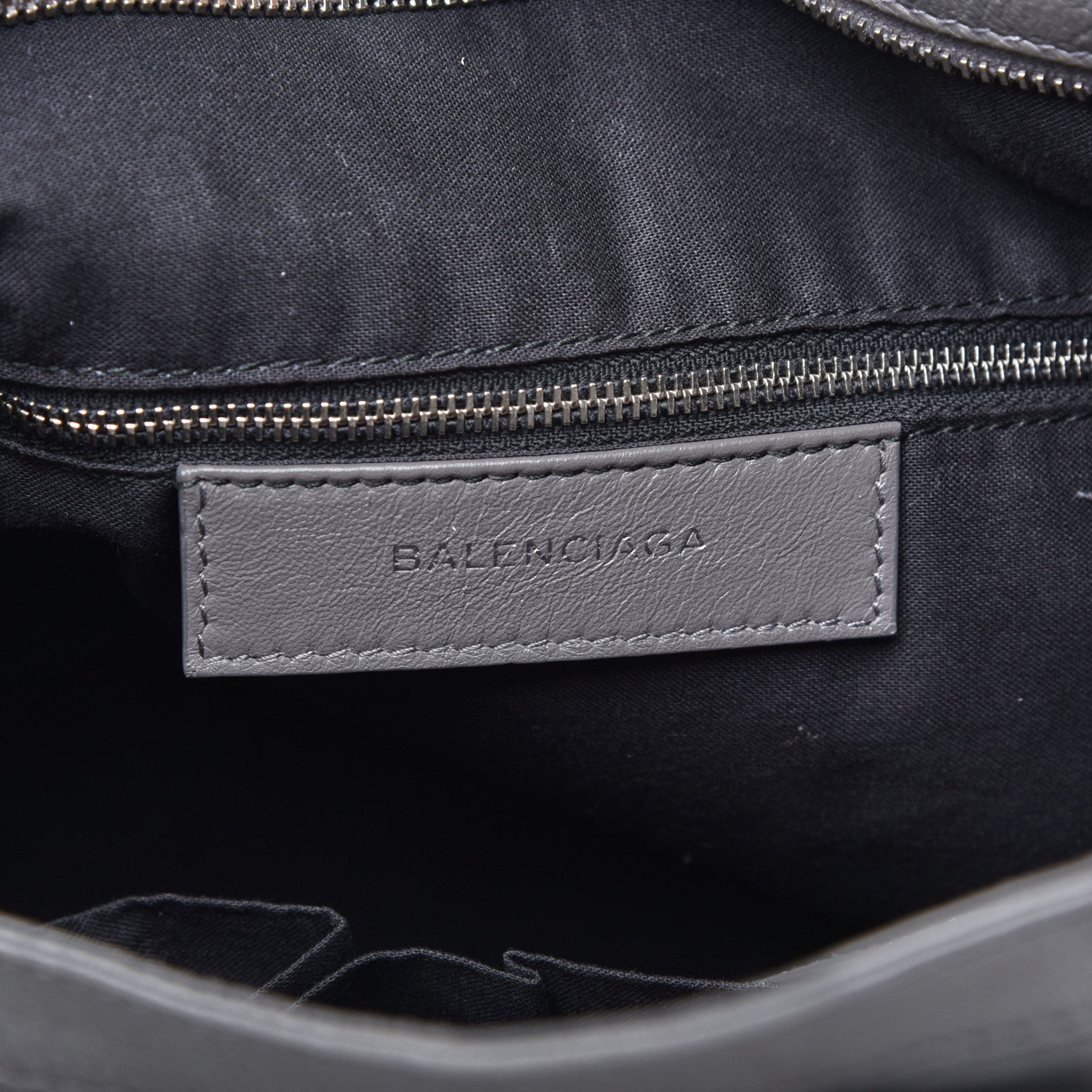 Balenciaga Chevre Silver Metallic Edge Hardware Velo Gris Acier 8 of 9