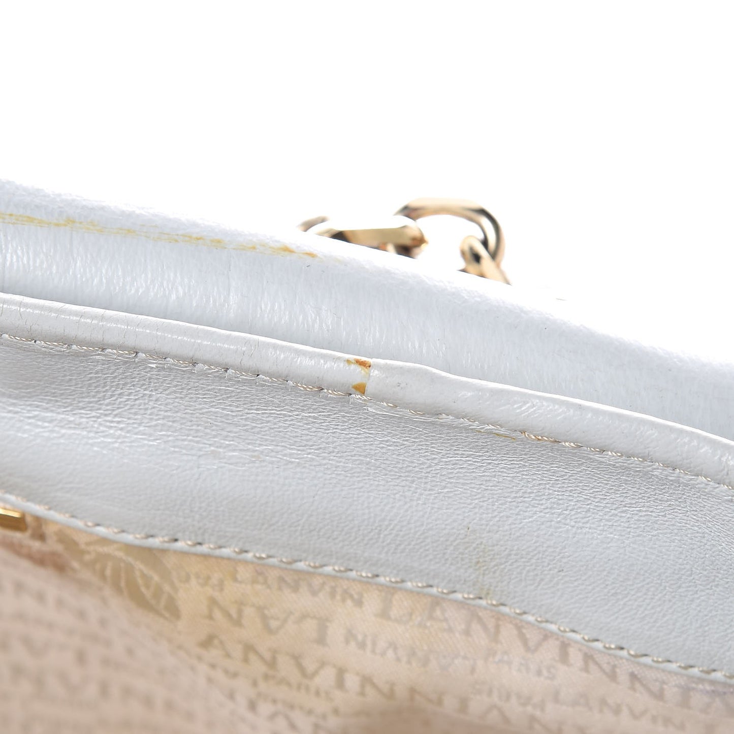 Lambskin Sac Hurrah Flap White