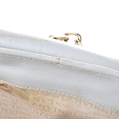 Lanvin Lambskin Sac Hurrah Flap White 8 of 11