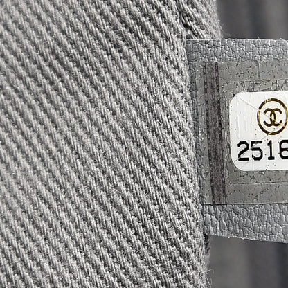 Chanel Canvas Large Deauville Tote Grey 7 of 11