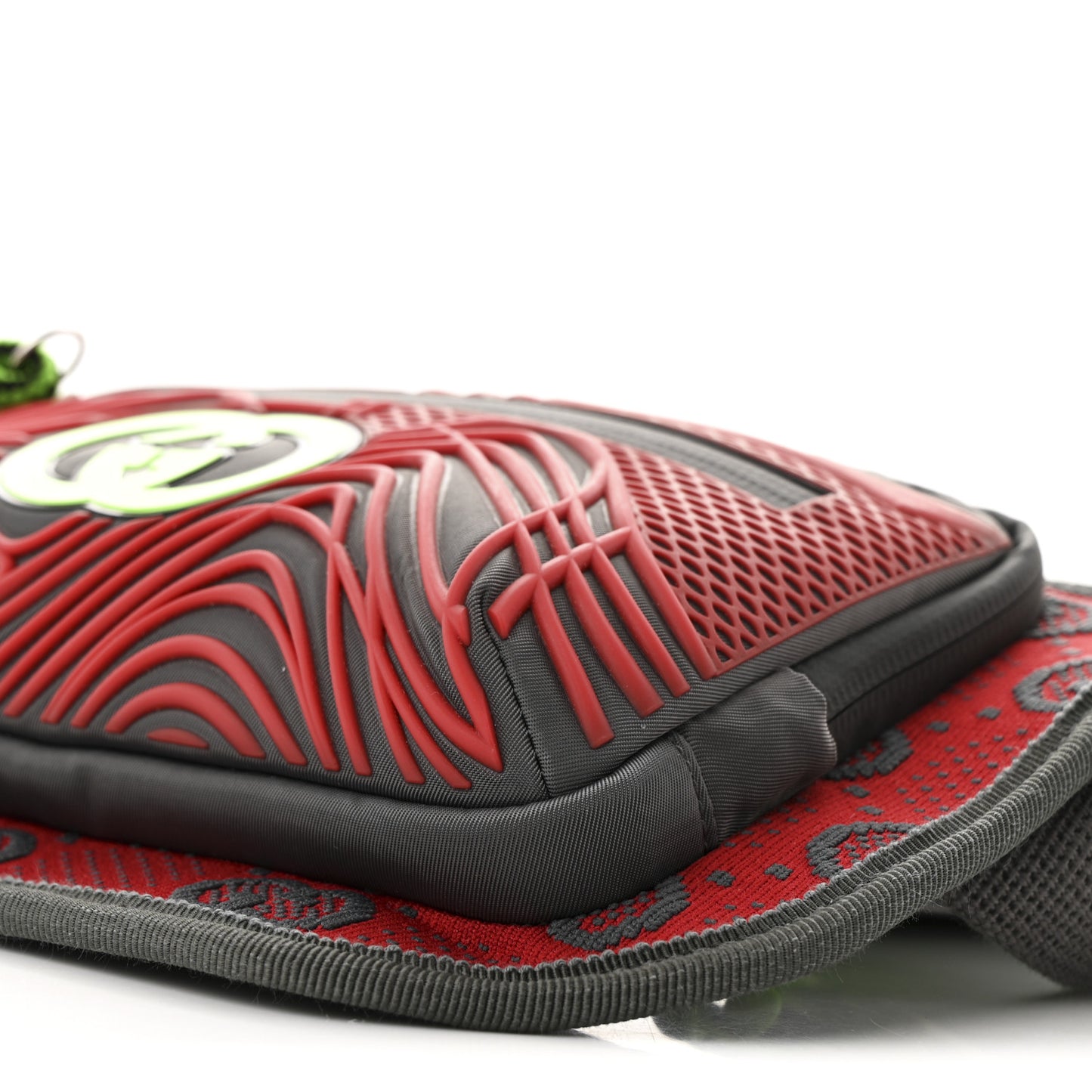 Jersey GG Monogram All Over Sporty Belt Bag Red Multicolor