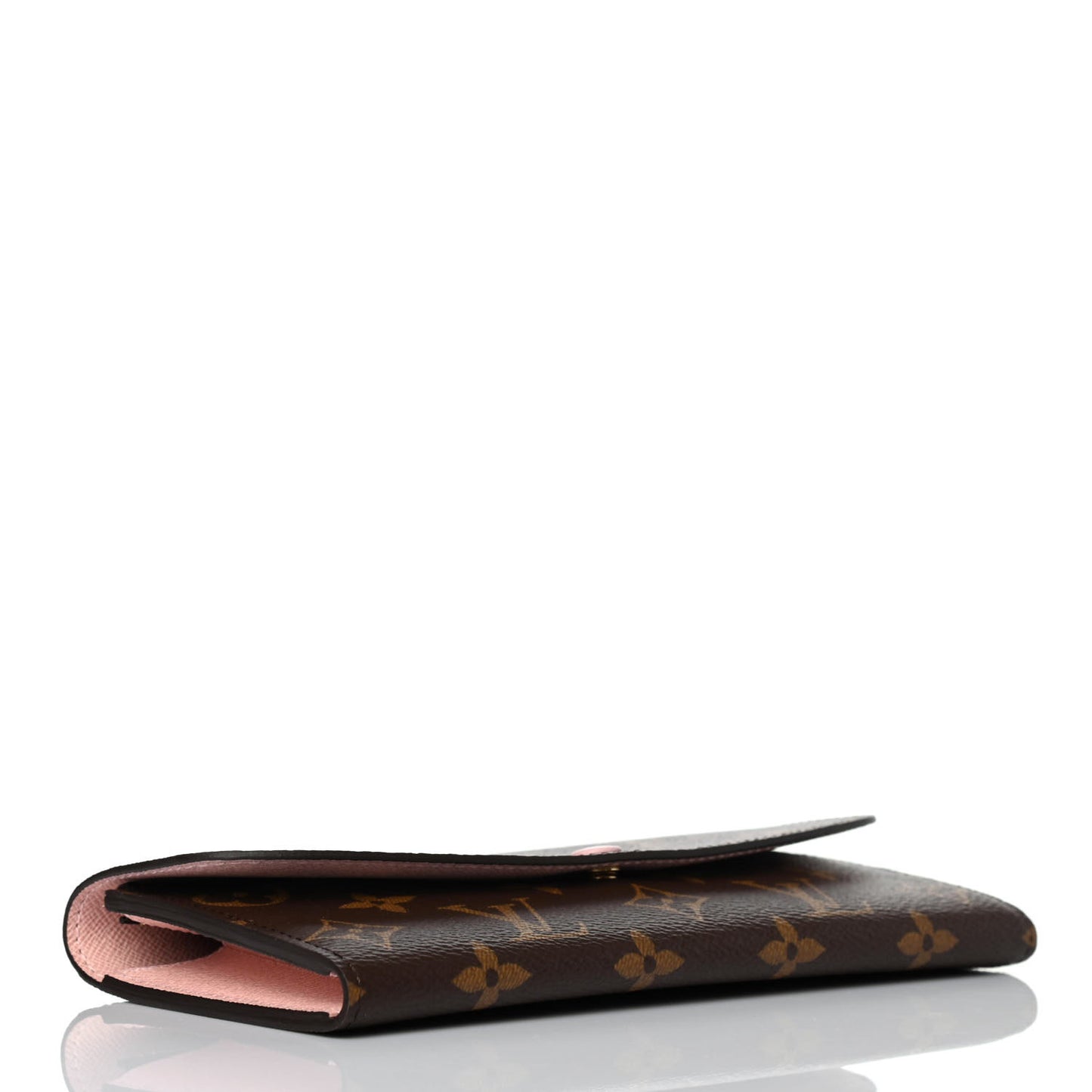 Monogram Emilie Wallet Rose Ballerine